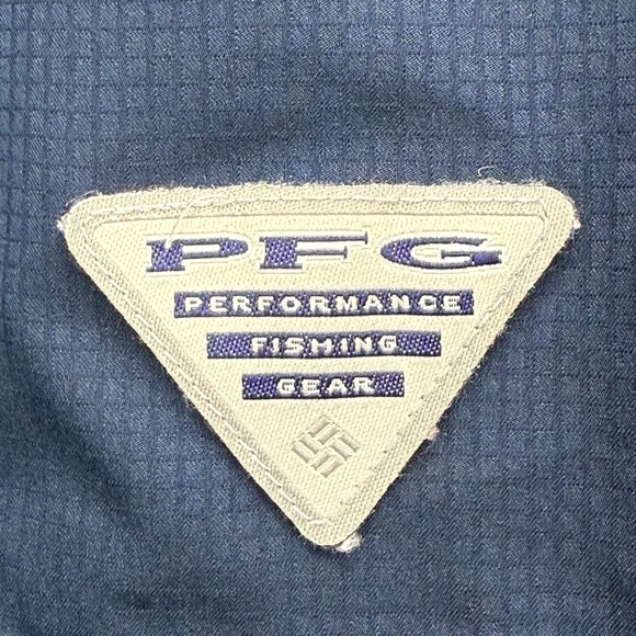 Columbia PFG size XXL Men’s Blue Button Down Long Sleeve Outdoor Fishing Shirt - Picture 8 of 10